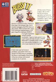 Bubsy II - Box - Back Image