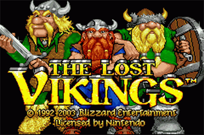 The Lost Vikings - Screenshot - Game Title Image