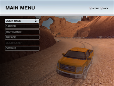 Ford Racing: Off Road - Screenshot - Game Select Image