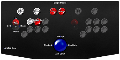 Operation Wolf - Arcade - Controls Information Image