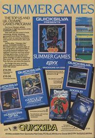 Summer Games - Advertisement Flyer - Front Image