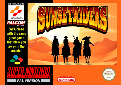 Sunset Riders - Fanart - Box - Front Image