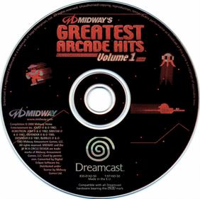 Midway's Greatest Arcade Hits Volume 1 - Disc Image