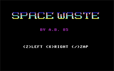 Space Waste - Screenshot - Game Title Image