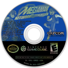 Mega Man Network Transmission - Disc Image