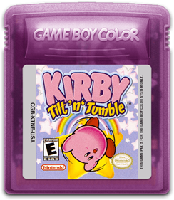 Kirby Tilt 'n' Tumble - Fanart - Cart - Front Image