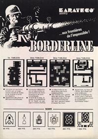 Borderline - Advertisement Flyer - Back Image