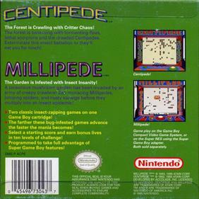Arcade Classic 2: Centipede / Millipede - Box - Back Image