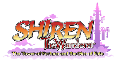 Shiren the Wanderer: The Tower of Fortune and the Dice of Fate - Clear Logo Image