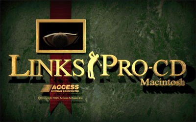 Links Pro Macintosh - Screenshot - Game Title Image