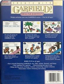 Create with Garfield! Deluxe Edition - Box - Back Image