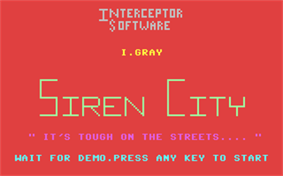 Siren City - Screenshot - Game Title Image