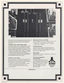 Cops n' Robbers (Atari) - Advertisement Flyer - Back Image