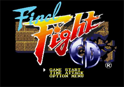Final Fight CD - Screenshot - Game Title Image