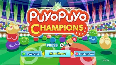 Puyo Puyo Champions - Screenshot - Game Title Image