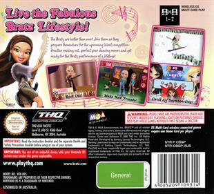 Bratz: Girlz Really Rock! - Box - Back Image