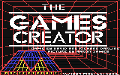 The Games Creator - Screenshot - Game Title Image