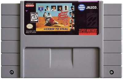 Super Bases Loaded 3: License to Steal - Fanart - Cart - Front Image