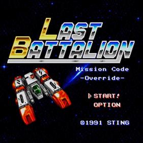 Last Battalion - Screenshot - Game Title Image
