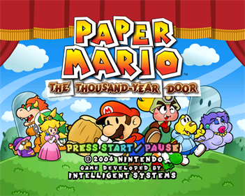 Paper Mario: The Thousand-Year Door - Screenshot - Game Title Image