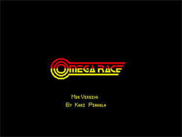 Omega Race - Screenshot - Game Title Image