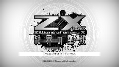 ZX Zillions of enemy X - Screenshot - Game Title Image