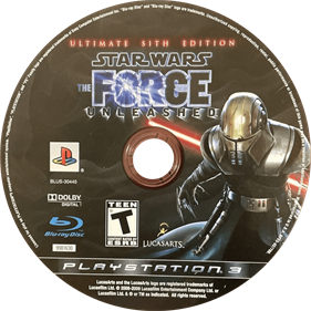 Star Wars: The Force Unleashed: Ultimate Sith Edition - Disc Image