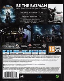 Batman: Return to Arkham - Box - Back Image