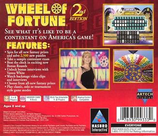 Wheel of Fortune: 2nd Edition - Box - Back Image