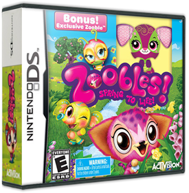 Zoobles! Spring to Life! - Box - 3D Image