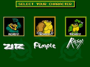 Battletoads: N.E.S. Style Edition - Screenshot - Game Select Image
