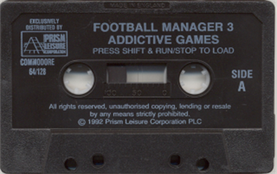 Football Manager 3 - Cart - Front