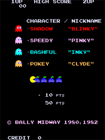 Pac-Man Plus - Screenshot - Game Title Image
