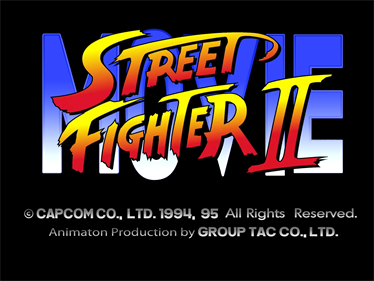 Street Fighter II MOVIE - Screenshot - Game Title Image