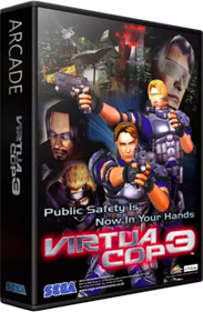 Virtua Cop 3 - Box - 3D Image