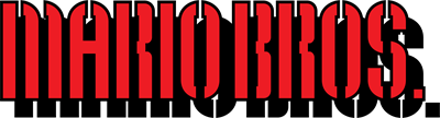 Mario Bros. (Atari) - Clear Logo Image
