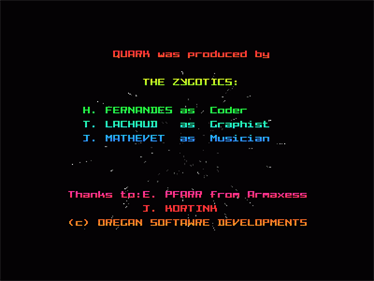 Quark - Screenshot - Game Title Image