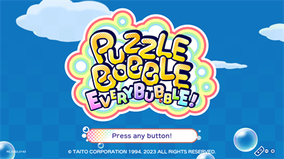 Puzzle Bobble Everybubble! - Screenshot - Game Title Image