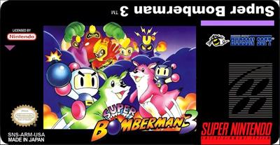 Super Bomberman 3 - Fanart - Cart - Front Image
