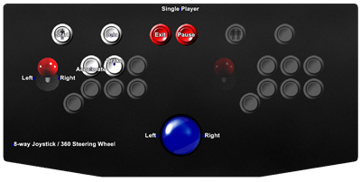 Drift Out - Arcade - Controls Information Image