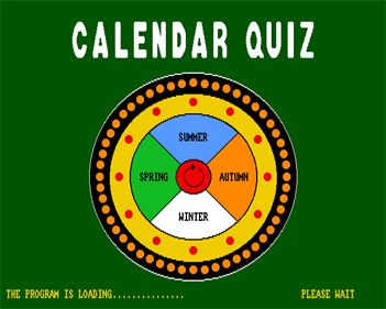 Calendar Quiz - Screenshot - Game Title Image