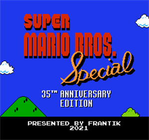Super Mario Bros. Special : 35th Anniversary - Screenshot - Game Title Image