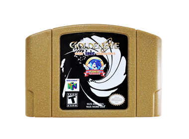 GoldenEye with Sonic Characters - Cart - Front Image