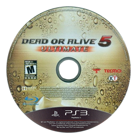 Dead or Alive 5 Ultimate - Disc Image