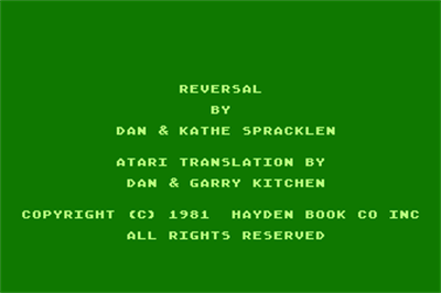 Reversal - Screenshot - Game Title Image