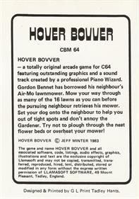 Hover Bovver - Box - Back Image