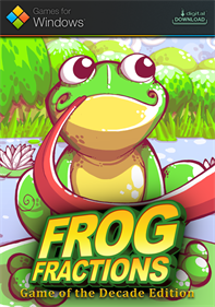 Frog Fractions: Game of the Decade Edition - Fanart - Box - Front Image