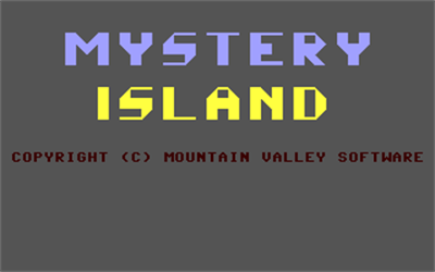 Mystery Island - Screenshot - Game Title Image