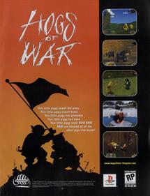 Hogs of War - Advertisement Flyer - Front Image