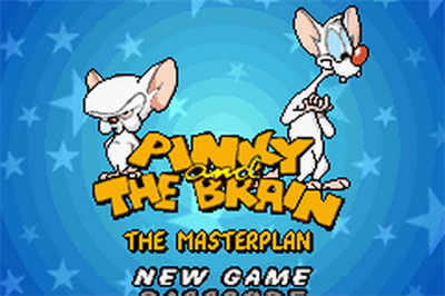 Pinky and the Brain: The Master Plan - Screenshot - Game Title Image